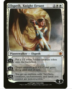 MTG **FOIL** Elspeth, Knight-Errant - Duel Deck: Elspeth vs Tezzeret - Near Mint - Picture 1 of 1