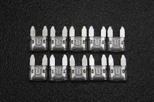 PACK DE 10 FUSIBLES ATM 25 AMP MINI FUSIBLE HOJA ESTILO COCHE BARCO AUTOMOTRIZ AUTO ATM25 - Imagen 1 de 8
