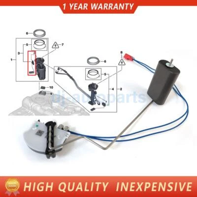 16117212633 Sensor de nivel de combustible derecho para coche BMW X5 E70 F15 F85 X6 E71 F16 Foto 1 de 4