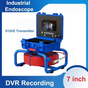 7In Meter Counter Sewer Camera Pipe Inspection Camera w/ 512Hz Transmitter 16GB - Picture 1 of 20