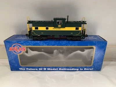 ATLAS O 3-RAIL RUTLAND EXTENDED VISION CABOOSE #6625-1! O SCALE - Image 1 of 4