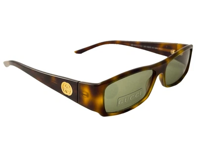 NUEVAS GAFAS DE SOL ELEGANTES VINTAGE GUCCI GG TORTUGA Y2K AÑOS 90 HECHAS EN ITALIA Y2K Foto 1 de 4