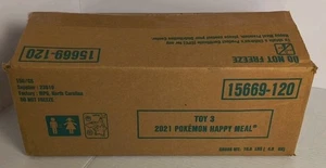 2021 Pokemon McDonalds OPEN Case 25th Anniversary Toy 3 Box 150 Happy Meal Pack - Bild 1 von 12