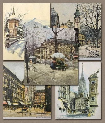 Robert Kasimir (1914-2002): Konvolut: 5 Radierungen österreichische Landschaften - Bild 1 von 4