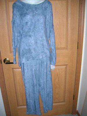 N-NATORI - "раскрутите" довольно синий - с длинными рукавами синель PJ - размер XL - новый с Ярлыками! - Изображение 1 из 3