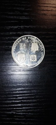 Moneda de plata Portugal 200 Escudos 1994 .925 - Tratado de Tordesilhas - 26,4 gramos Foto 1 de 4