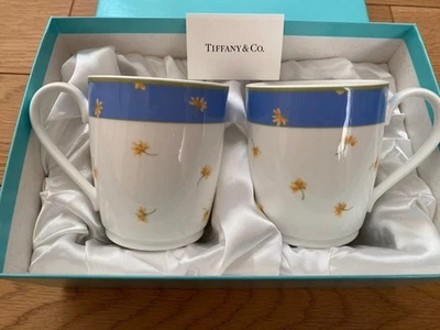 Tiffany Valley Cup Mug Set of 2 Tiffany and Co Unused Pair Set Authentic - Image 1 of 3