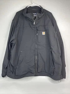 Carhartt Jacket Mens 3XL Black Super Dux Rain Defender Relaxed Workwear - Picture 1 of 8