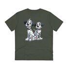 Unisex Short Sleeve Elegant Dalmatian T-Shirt, Funny Gift T-Shirt For Dog Lover
