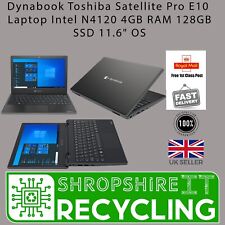 Dynabook Toshiba Satellite Pro E10 Laptop Intel N4120 4GB RAM 128GB SSD 11.6