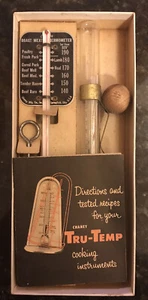 VTG Betty Furness Thermometer Set 1950's Westinghouse Candy Deep Fat Roast Meat - Picture 1 of 3