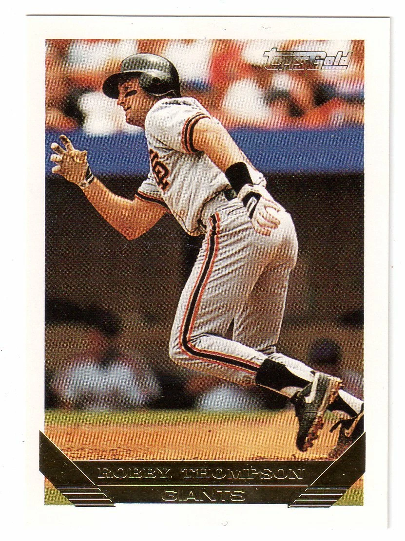 1993 Topps 'GOLD' #115 ROBBY THOMPSON CARD! SF GIANTS