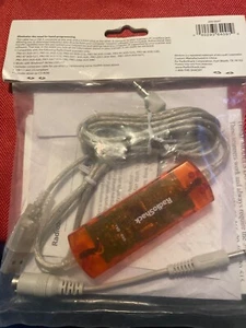 NEW RARE Radio Shack USB Interface Scanner PC Programming Cable Orange No:20-047 - Photo 1/4