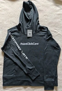Elevate PointClickCare Dark Grey Colville Knit Hoody Large NWT - Picture 1 of 8