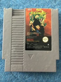NES Game Pak Wrath Of The Black Manta (PAL)