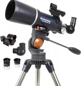 New Celestron - Powerseeker AstroMaster 80AZS Refractor Telescope With Tripod - Picture 1 of 5