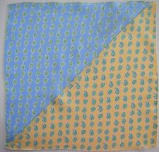 J. McLaughlin Multi-Colored 100% SILK Pocket Square Handkerchief ITALY