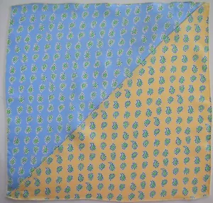 J. McLaughlin Multi-Colored 100% SILK Pocket Square Handkerchief ITALY - Picture 1 of 5