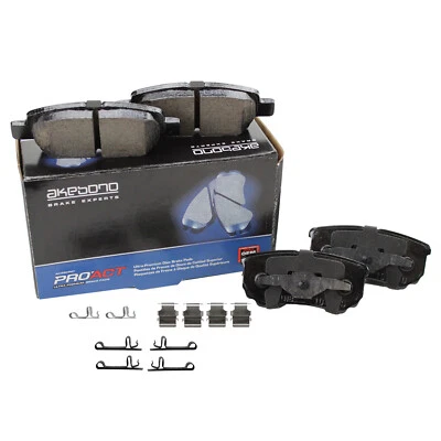 Pastillas de freno de disco cerámicas traseras Akebono ProACT para Chrysler Dodge Jeep Mitsubishi Foto 1 de 4