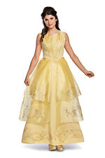 Disney Women's Belle Ball Gown Deluxe Adult Costume Yellow Size Large Zj4q