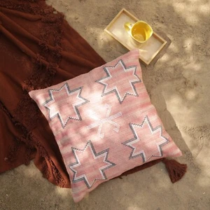 Star pattern Moroccan Sabra cushion cover for guestroom decor pillow cover - Picture 1 of 5