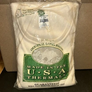 J.E. Morgan Original Long Johns Hemd Neu in Verpackung Gr. XXXL (54-56) NOS VINTAGE - Bild 1 von 8