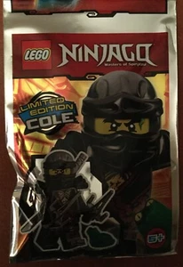 SACHET POLYBAG LEGO MINIFIGURE FIGURINE NINJA NINJAGO NEUF COLE LE NINJA NOIR - Imagen 1 de 1