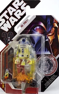 R2-D2 WITH FLAMES ROTS STAR WARS 30th ANNIVERSARY COLLECTION 2007 HASBRO CANADA - Bild 1 von 2