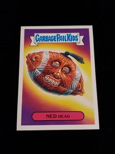 2016 Garbage Pail Kids 5a NED HEAD American Apple Pie PASTTIMES STICKER - Picture 1 of 2