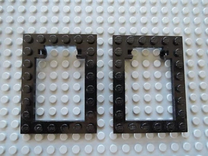 Lego 2 x Falltür Rahmen 30041  6x8 schwarz - Bild 1 von 1