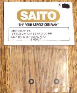 JUEGO ARANDELA ACERO MOTOR RC SAITO, SAI5037 - Imagen 1 de 1