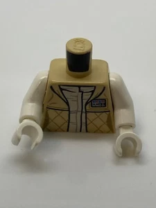 Lego Star Wars Checkered Jacket White Undershirt Princess Leia Torso A4 - Picture 1 of 1