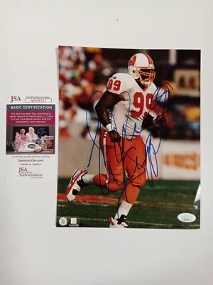 Warren Sapp Signed Autograph 8x10 Photography JSA -1 # - Image 1 of 3