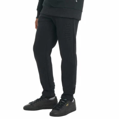 PUMA Youth Boys Fleece Jogger Athletic Pants (Black M 10/12) NWD - Image 1 of 4