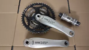 SHIMANO XT - Triple Crankset (44/32/22t - 175mm) - Guarnitura + Bottom Bracket - Foto 1 di 15