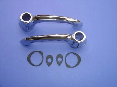 1953-1954 CHEVROLET BEL AIR 210 150 OUTSIDE DOOR HANDLE-PAIR-2 DOOR SEDAN-NEW Foto 1 de 2