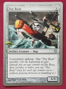 Magic The Gathering UNHINGED TOY BOAT artifact card MTG - Picture 1 of 2