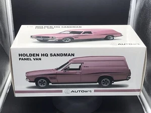 Holden HQ Sandman Panel Van Orchid Metallic 1/18 scale Autoart old stock - Picture 1 of 11