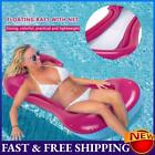 PVC Inflatable Floating Bed Row Air Mattress Lounger Summer Water Sports Toys