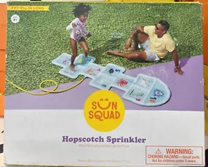 Nuevo rociador de almohadilla para salpicaduras de agua con rayuela Sun Squad para niños verano 7 pies de largo - Imagen 1 de 2