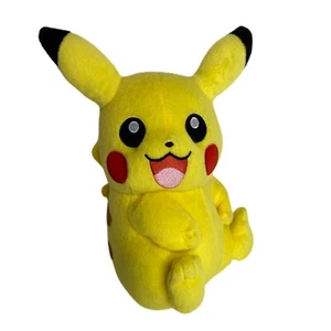 Official Licensed Pokemon Pikachu Plush Stuffed Toy 7" Pokémon Tomy - Picture 1 of 8