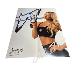 Livvy Dunne Jake Pauls W desodorante promocional 18”x24” póster gimnasta NUEVO - Imagen 1 de 4