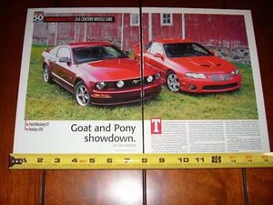 Ford Mustang 2005 vs. Pontiac GTO 2005 - artículo original - Imagen 1 de 4