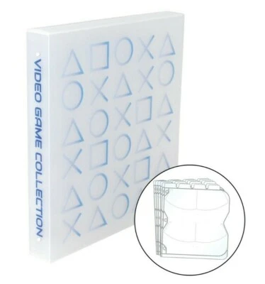 UNIKEEP PlayStation Themed Video Game Storage Case, Holds 80 Discs (PS4, PS3, PS2, PS1)