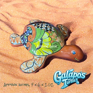 Turtle Galapagos Talavera Ceramic Home Decor Kitchen Patio Garden Pottery Decor - Picture 1 of 2