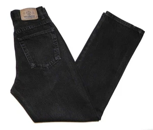 WRANGLER - Boy's Loose Baggy Straight Fit Jeans 24"W X 30"L Black Age 10 11 - Picture 1 of 5