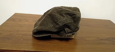 Volcom Brown Corduroy Newsboy Cabbie Ivy Flat Hat/Cap - Image 1 of 4