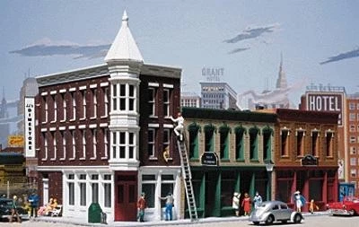 Walthers Cornerstone 933-3224 N Scale Merchant's Row II -- Kit - Image 1 of 1