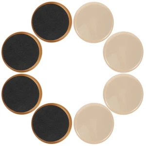 Almohadillas deslizantes móviles de goma de silicona para muebles de 8 piezas para pisos de alfombras - Imagen 1 de 12