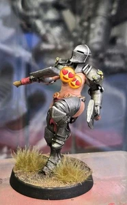 Painted RPG Dungeons & Dragons 28mm Fantasy Female Trench Crusade Stigmatic Nun - Picture 1 of 3